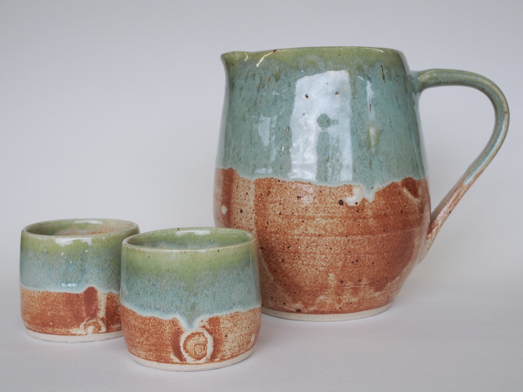 Rustic Jug and Cups